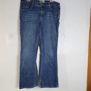 Womens Signature by Levis Strauss Low Rise Bootcut Dark Wash Size 14